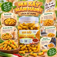 Nui Giòn Sấy Mắm Hành 400gr