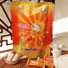 Kẹo Bơ Đậu Xanh Tân Huê Viên 300gr, Đặc Sản Sóc Trăng, Chay Mặn Đều Dùng Được