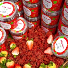 Dâu Sấy Dẻo Chuẩn Thái 🇹🇭 250gr – Chua Ngọt Hảo Hạng, Ăn Một Lần Là Ghiền