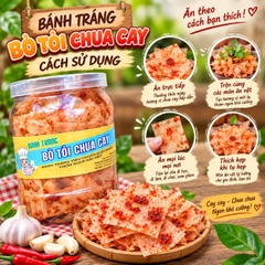 Bánh Tráng Tỏi Bò Chua Cay Ngon Khó Cưỡng