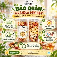 Siêu Hạt Granola Mix Hạt - Không Yến Mạch 500gr