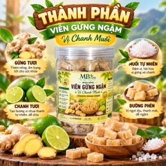 Viên Gừng Ngậm -  Vị Chanh Muối 350gr