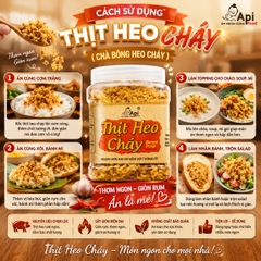 Chà Bông Heo Cháy Ngon Khó Cưỡng 300gr - Thơm Lừng, Mặn Mà, Ăn Là Ghiền