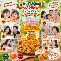 Cơm Viên Mắm Hành Mix Khô Gà 400gr