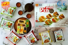 Bánh Pía Bách Vị Tân Huê Viên 900gr - Hộp 6 Cái (Kèm Túi Xách Sang Trọng)