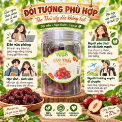 Táo Thái Sấy Không Hạt - Dẻo Mềm, Ăn Cực Cuốn