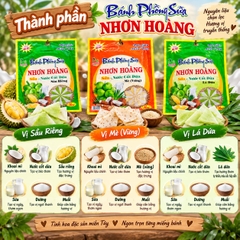 Bánh Phồng Sữa Dừa Nhơn Hoàng - Đặc Sản Miền Tây