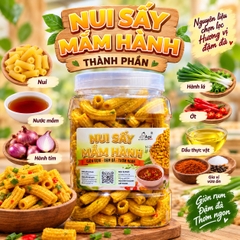 Nui Giòn Sấy Mắm Hành 400gr