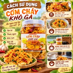Cơm Cháy Mắm Kẹo Lắc Khô Gà 450gr