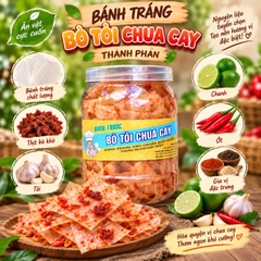 Bánh Tráng Tỏi Bò Chua Cay Ngon Khó Cưỡng