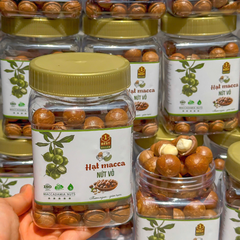 [ HỘP PET VUÔNG ] Hạt Macca Nứt Vỏ Tây Nguyên Api Food - Hạt Dinh Dưỡng Organic