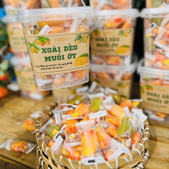 KẸO XOÀI DẺO MUỐI ỚT 500gr – Dẻo Thơm Vị Xoài Tươi, Bùng Nổ Vị Muối Ớt Chua Cay Mặn Ngọt Cực Ngon