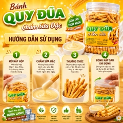 Bánh Quy Đũa Chấm Sữa Giòn Tan – Thơm Béo Hấp Dẫn