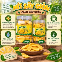 Mít Sấy Giòn Rùm Rụm, Thơm Ngon, Ăn Là Mê