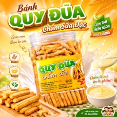 Bánh Quy Đũa Chấm Sữa Giòn Tan – Thơm Béo Hấp Dẫn