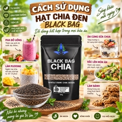 Hạt Chia Đen Hữu Cơ Black Bag 500gr