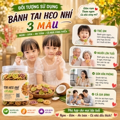 Bánh Tai Heo Nhí Cốt Dừa Mix 3 Vị 400gr