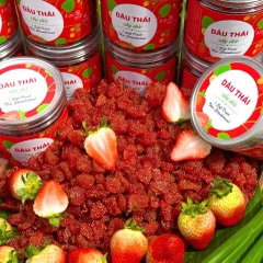 Dâu Sấy Dẻo Chuẩn Thái 🇹🇭 250gr – Chua Ngọt Hảo Hạng, Ăn Một Lần Là Ghiền