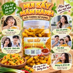 Nui Giòn Sấy Mắm Hành 400gr