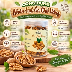 Nhân Hạt Óc Chó Vàng Tách Vỏ - Hạt Dinh Dưỡng Organic Tốt Cho Sức Khỏe