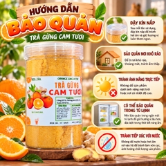 Trà Gừng Hoà Tan Vị Cam Tươi 500gr