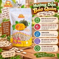 Hạt Bí Rang Muối Hùng Ký 500gr - Thơm Ngơn, Béo Ngậy (Loại Đặc Biệt)