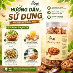 Hạt Điều A Cồ Muối Rang Củi Bình Phước - Đặc Sản Tây Nguyên