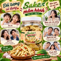 Sake Sấy Mắm Hành Giòn Ngon Khó Cưỡng 400gr