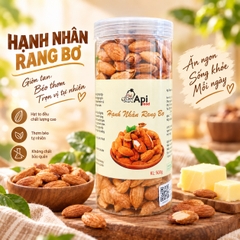 Hạt Hạnh Nhân Rang Bơ Vỏ Mỏng - Giòn Bùi, Thơm Béo, Ăn Là Cuốn