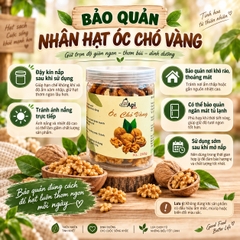 Nhân Hạt Óc Chó Vàng Tách Vỏ - Hạt Dinh Dưỡng Organic Tốt Cho Sức Khỏe