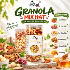 Siêu Hạt Granola Mix Hạt - Không Yến Mạch 500gr