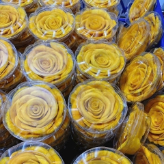 Xoài Sấy Dẻo Xếp Hoa Hồng 400gr Món Ăn Vặt Đẹp Mắt Tặng Làm Quà Siêu Xinh