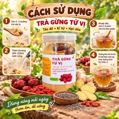 Trà Gừng Hoà Tan Tứ Vị 500gr