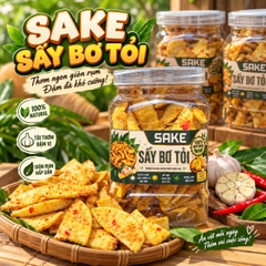 Sake Sấy Bơ Tỏi - Giòn Rùm Thơm Ngon, Ăn Là Mê 400gr