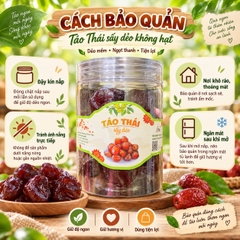 Táo Thái Sấy Không Hạt - Dẻo Mềm, Ăn Cực Cuốn