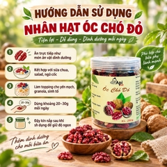 Nhân Hạt Óc Chó Đỏ Tách Vỏ - Hạt Dinh Dưỡng Organic Tốt Cho Sức Khỏe