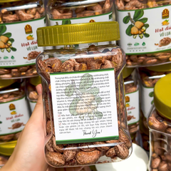 Hạt Điều Rang Muối Bình Phước - Đặc Sản Tây Nguyên [ HỘP PET VUÔNG ] - Ăn Vặt, Food