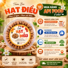 Hạt Điều A Cồ Rang Muối - Đặc Sản Bình Phước [ HỘP TRÒN ]
