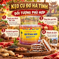 Kẹo Cu Đơ Quỳnh Hội - Đặc Sản Hà Tĩnh - Ăn Vặt Api Food