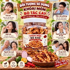 Khoai Môn Cọng Bò Tắc Cay 500gr