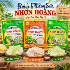 Bánh Phồng Sữa Dừa Nhơn Hoàng - Đặc Sản Miền Tây