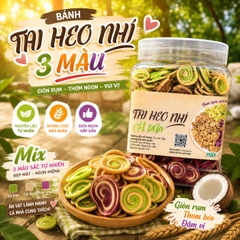 Bánh Tai Heo Nhí Cốt Dừa Mix 3 Vị 400gr