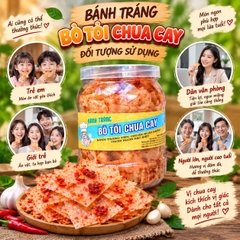 Bánh Tráng Tỏi Bò Chua Cay Ngon Khó Cưỡng