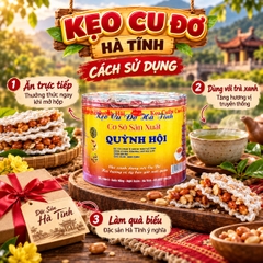 Kẹo Cu Đơ Quỳnh Hội - Đặc Sản Hà Tĩnh - Ăn Vặt Api Food