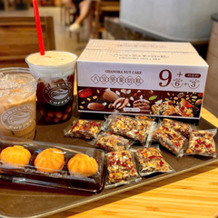 Bánh Granola Siêu Hạt Dinh Dưỡng Không Đường 388g Granora Nut Cake - Thức Ăn, Hạt Ngũ Cốc