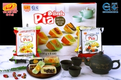 Bánh Pía Bách Vị Tân Huê Viên 900gr - Hộp 6 Cái (Kèm Túi Xách Sang Trọng)