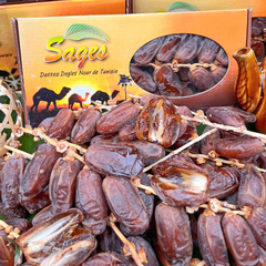 Chà Là Khô Nguyên Cành SAGES Hộp 500gr, Ngọt Thanh Từ Thiên Nhiên