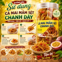 Khô Cá Mai Mắm Sệt Chanh Dây 300gr
