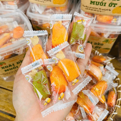 KẸO XOÀI DẺO MUỐI ỚT 500gr – Dẻo Thơm Vị Xoài Tươi, Bùng Nổ Vị Muối Ớt Chua Cay Mặn Ngọt Cực Ngon