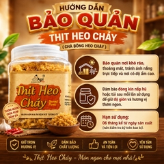 Chà Bông Heo Cháy Ngon Khó Cưỡng 300gr - Thơm Lừng, Mặn Mà, Ăn Là Ghiền